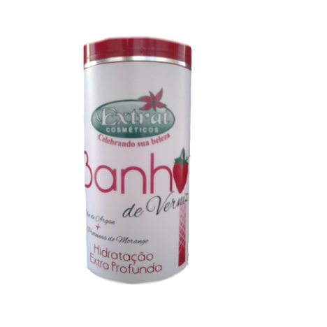 REDUTORA DE VOLUME e BANHO DE VERNIZ MORANGO EXTRAT LISS